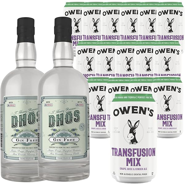 ヘンドリックス　箱無し　12本セット Amazon.com : Dhos Handcrafted Non-Alcoholic Gin w 5 Pack