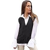 TINKUY Peru Women’s Alpaca Wool V Neck Argyle Cardigan Vest S-4XL