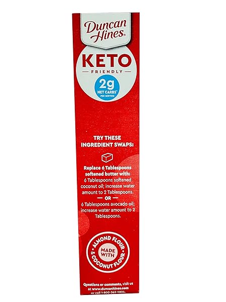 DUNCAN HINES KETO FRIENDLY CHOCOLATE CHIP COOKIE MIX, 8.8 OZ