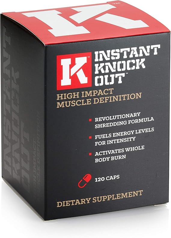 Instant Knockout 120 Fat Burner Diet Pills 100 Natural Ingredients
