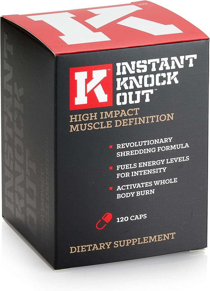 Instant Knockout 120 Fat Burner Diet Pills 100 Natural Ingredients