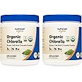 Nutricost Organic Chlorella 8oz (.5 LBs) (2 Bottles) - 3000mg Per Serving
