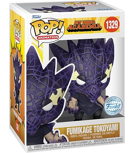 Amazon.com: Fumikage Tokoyami: Fun ko Pop! Animation Vinyl