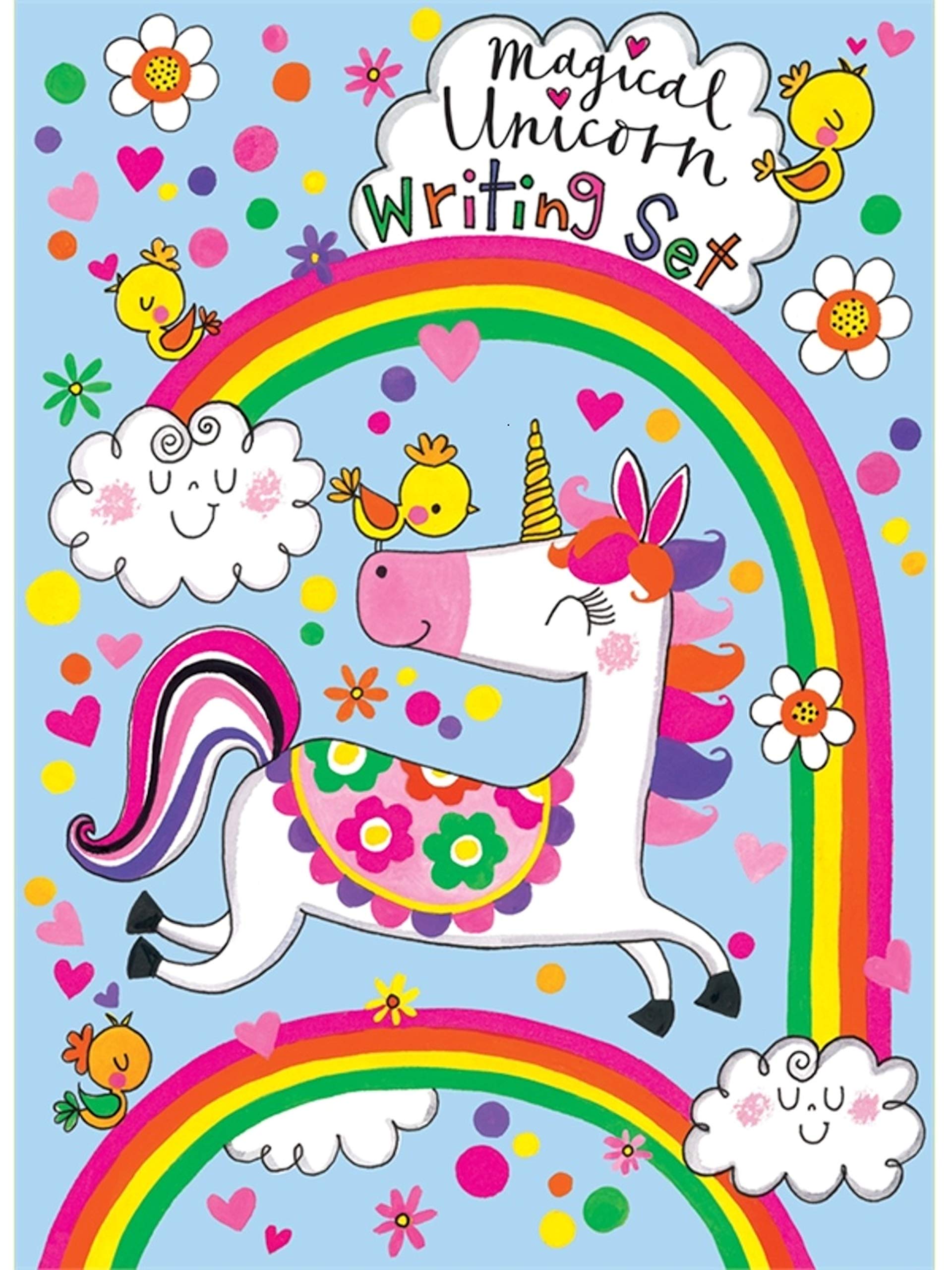 Rachel Ellen Unicorn Writing Set, Multicolor, 160mm x 220mm, AMZ-SNL_UK_29117