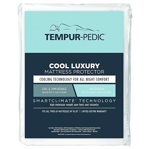 TempurPedic Cool Luxury Fitted Mattress Protector Cool