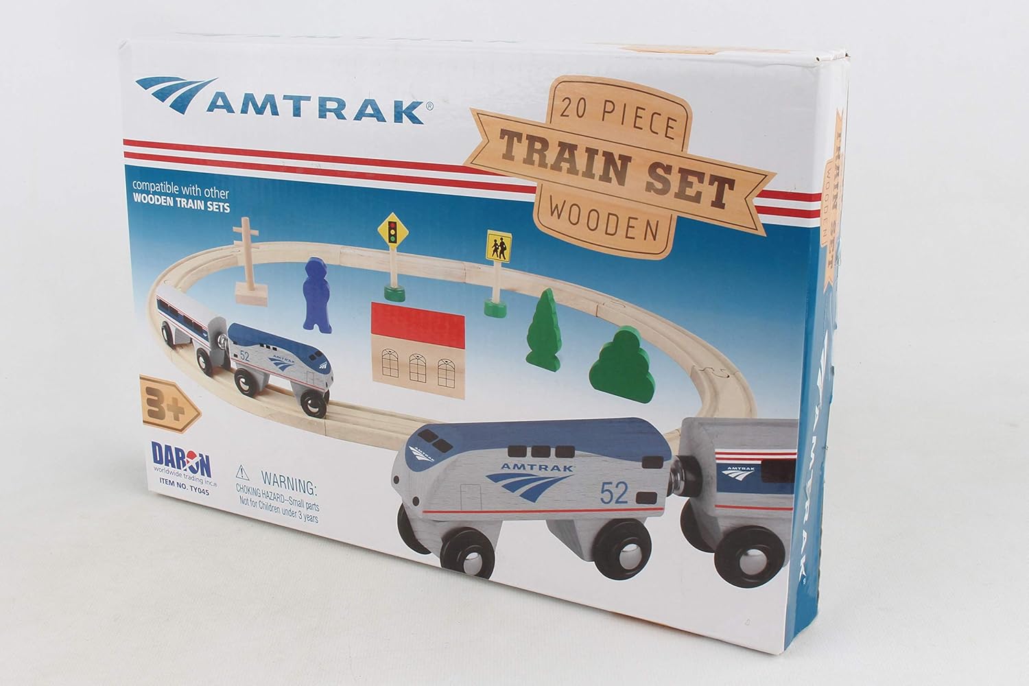 amtrak wooden railway