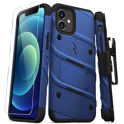 Zizo Bolt Series for iPhone 12 /iPhone 12 Pro Case with Screen