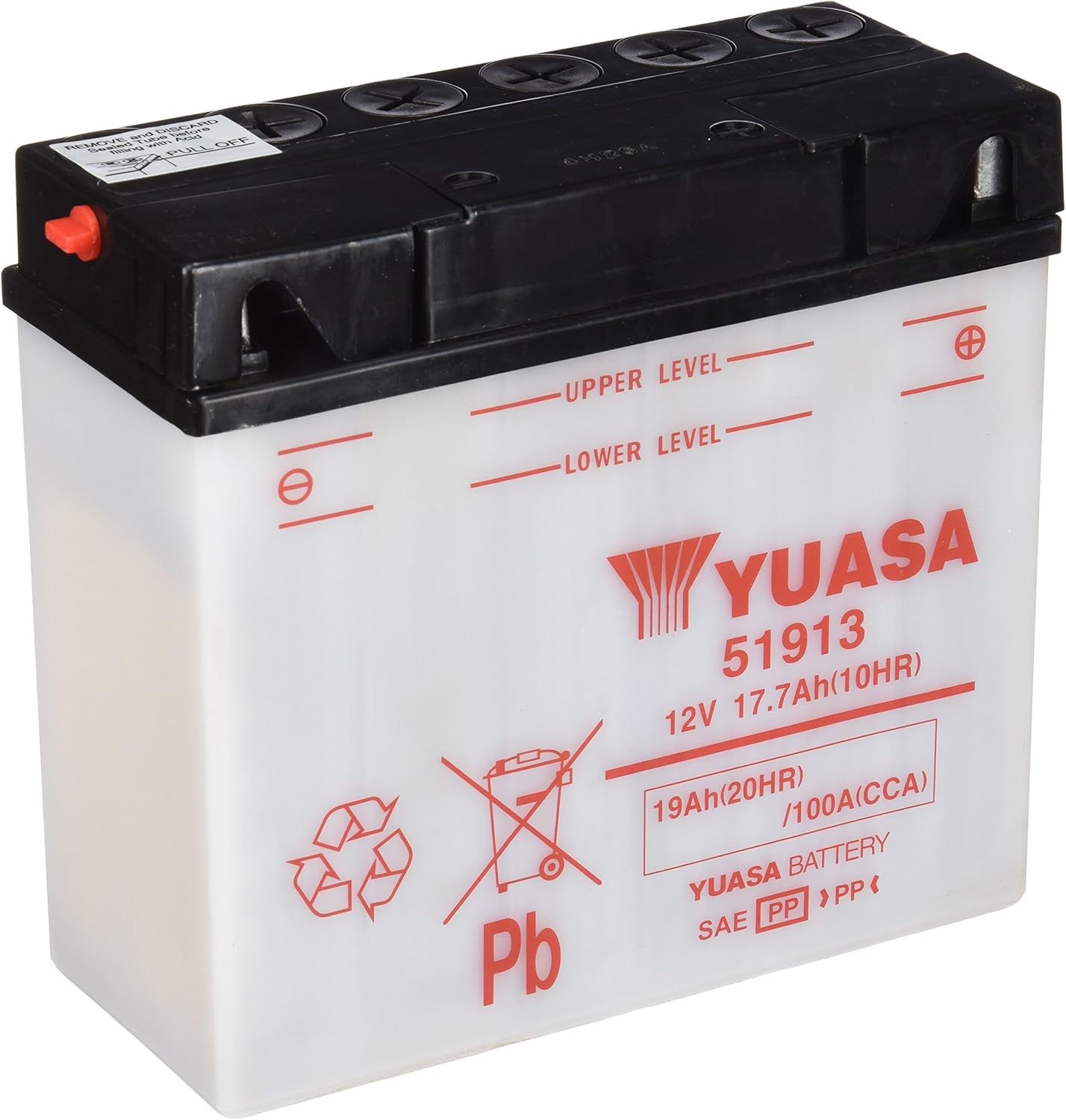 YUASA BATTERY 51913 open without acid Amazon.co.uk Car & Motorbike