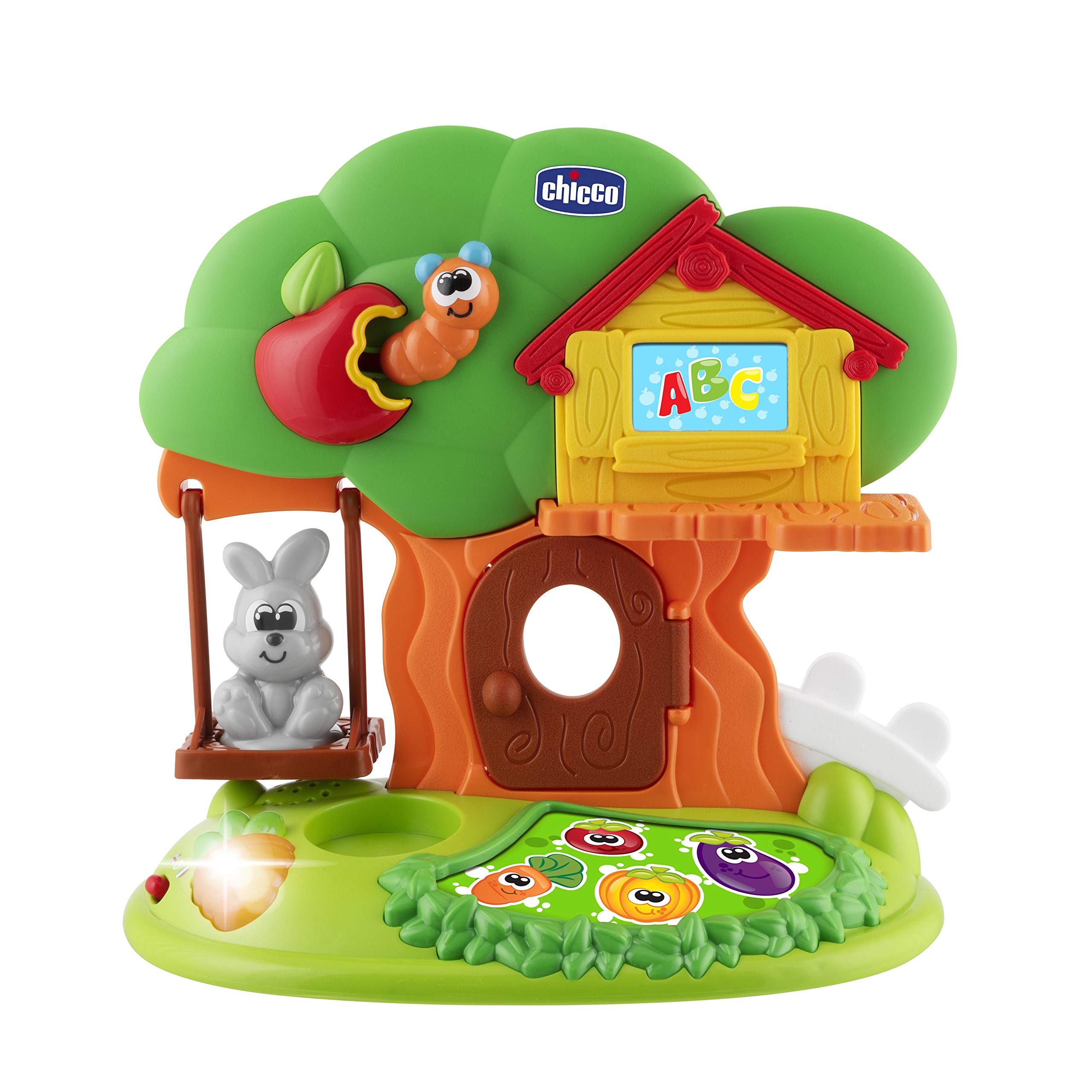Chicco The House of the Bunny, Electronic Game, Bilingual Educational Game, Learn English, Playset for Children 1-4 Years, Educational Talking Playset, with Sounds and Songs, Early Childhood Toy