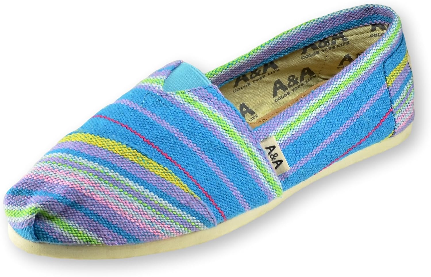 Multicolor slip on shoes Clearance