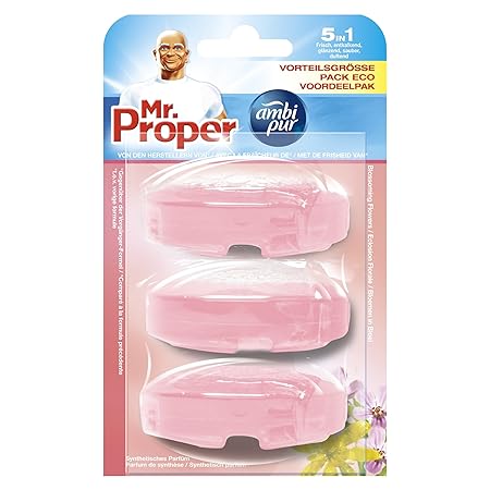 Mr. Proper WC Stein Nachfüller'Blossoming Flower', 3er Pack (3 x 165 ml)