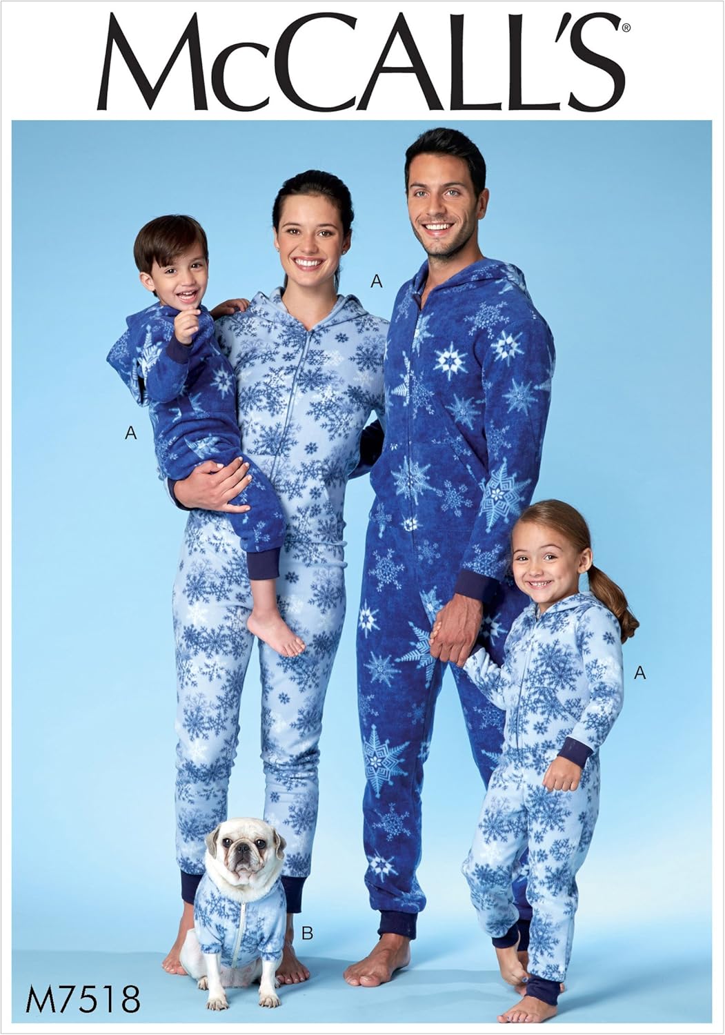 Mccall's Patterns Mens/Misses/Boy's/Girls/Child Jumpsuit and Dog Coat, Multi-Colour, Sizes 3-8, 17.00 x 0.5 x 0.070 cm