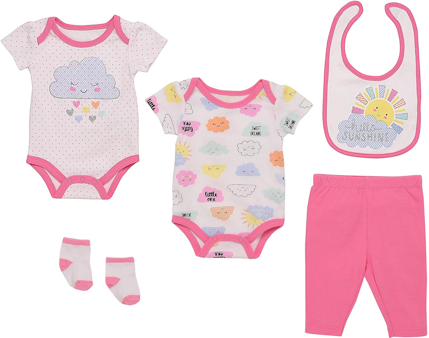 5 piece baby clothing set