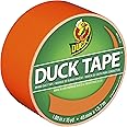Duck Brand 1265019 Color Duct Tape, Neon Orange, 1.88 Inches x 15 Yards, Single Roll