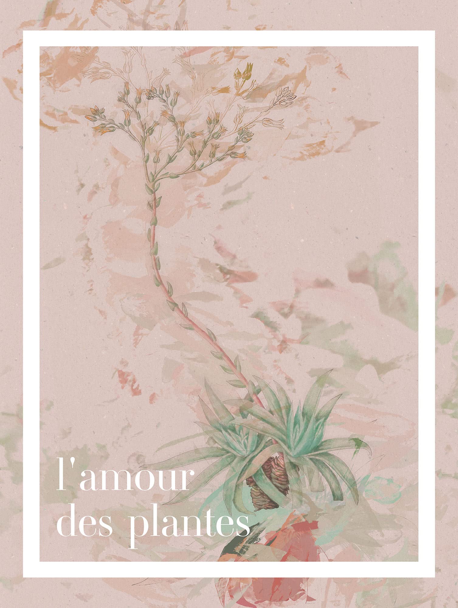 Komar Wall Picture - L'Amour des plantes - Size: 30 x 40 cm - Poster Art Print Decoration Living Room Bedroom