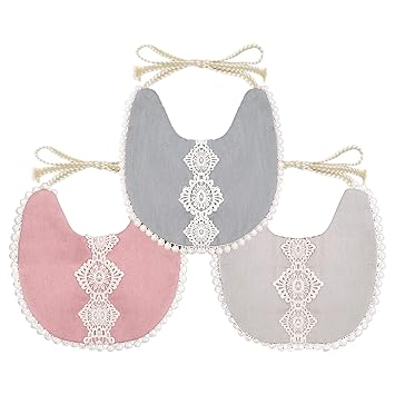 linen baby bibs
