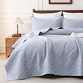 opso Paisley Quilt Queen Size - 100% Cotton Bedspread Set with 2 Pillow Shams Boho Full Size Comforter Lightweight Matelasse Modern Vintage Farmhouse Bedding Sets Bed Coverlet Blanket, (90"x98")