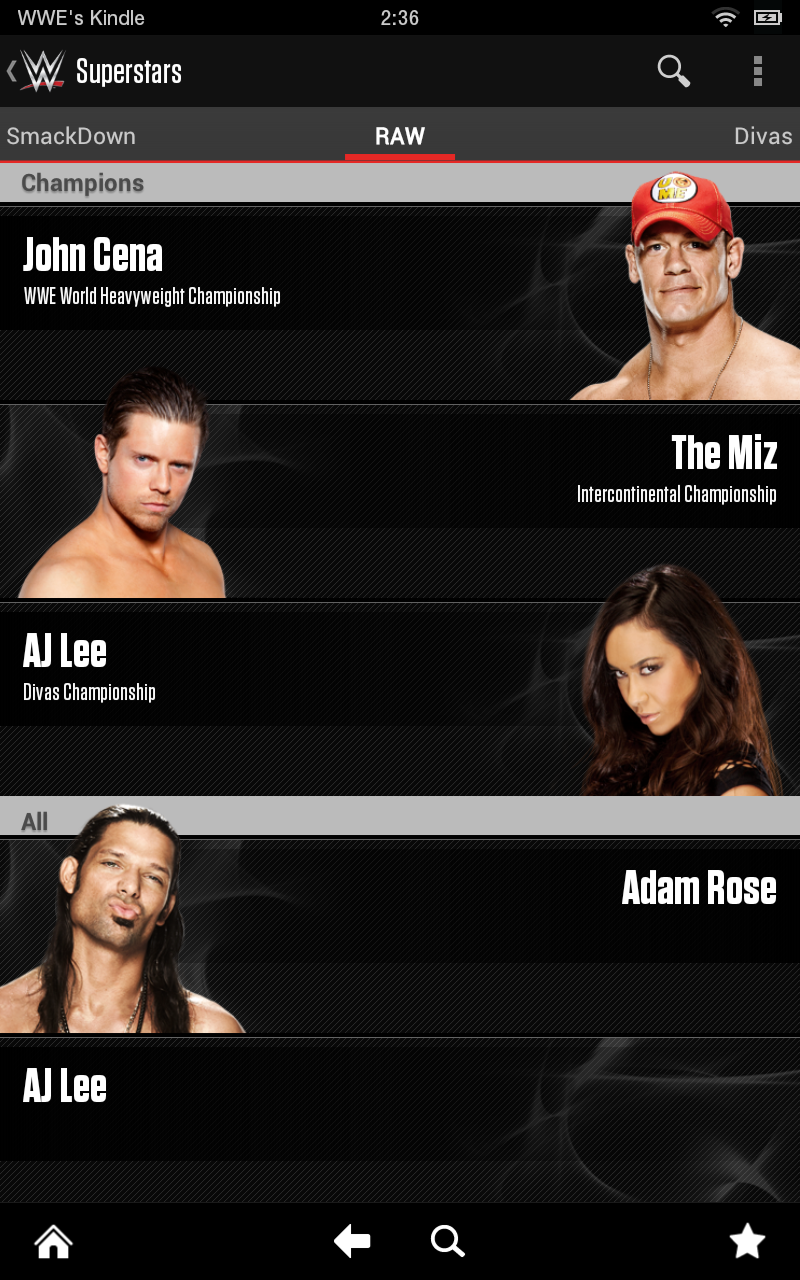 WWE Appstore for Android