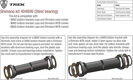 trek superfly bottom bracket
