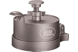 LEM Products Adjustable Burger Press, Non-Stick, Heavy-Duty Aluminum