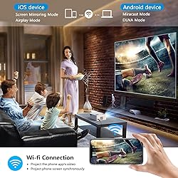 Native 1080P Projector with WiFi and Two-Way