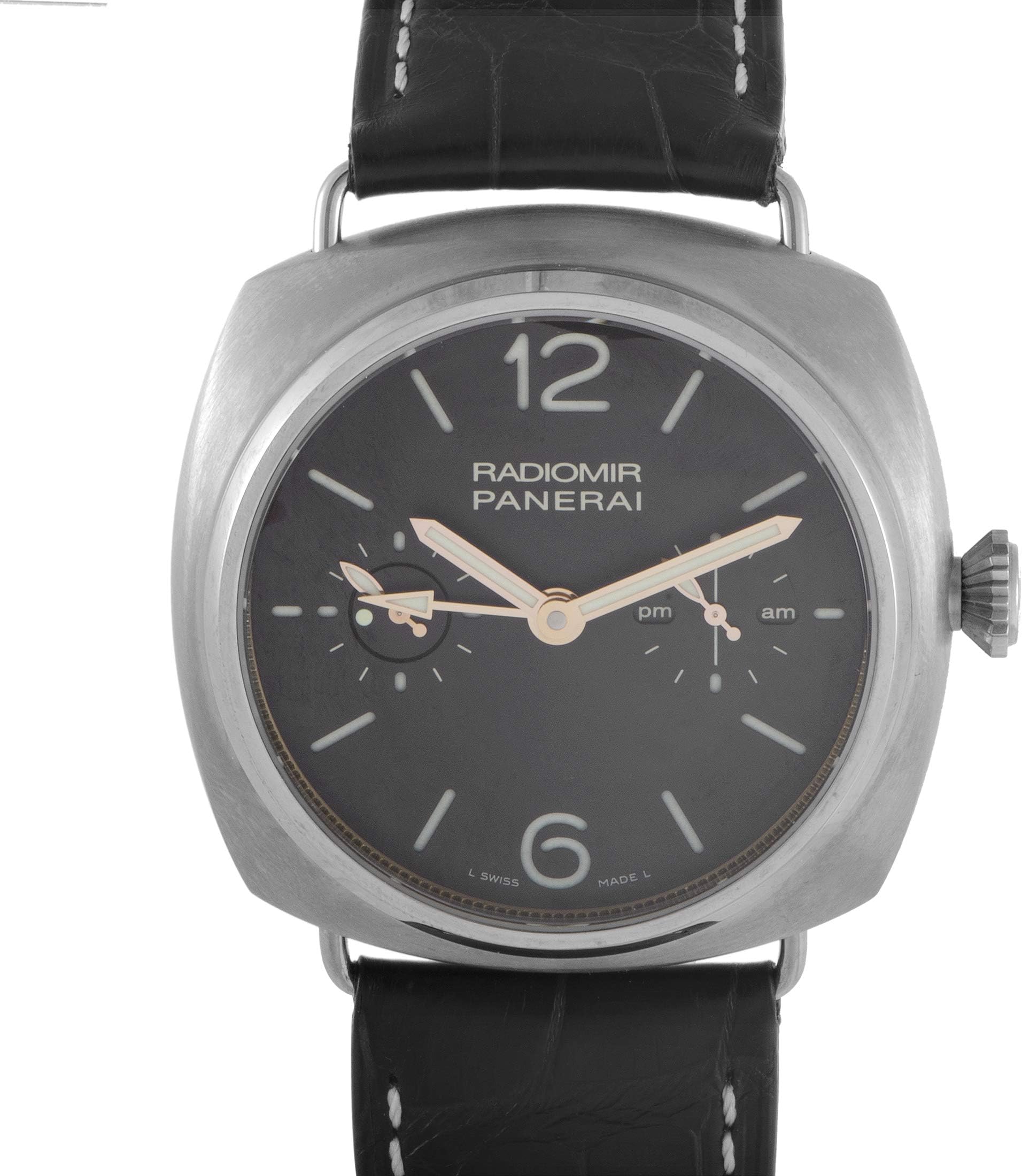 Officine Panerai Radiomir Tourbillon GMT Titanio Manually Wound Watch PAM 00315