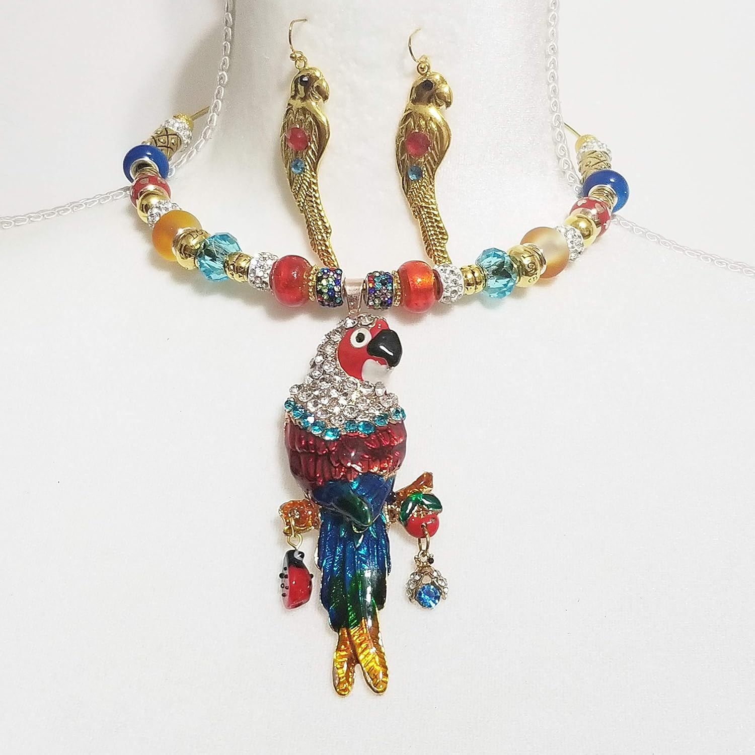 betsey johnson poodle necklace