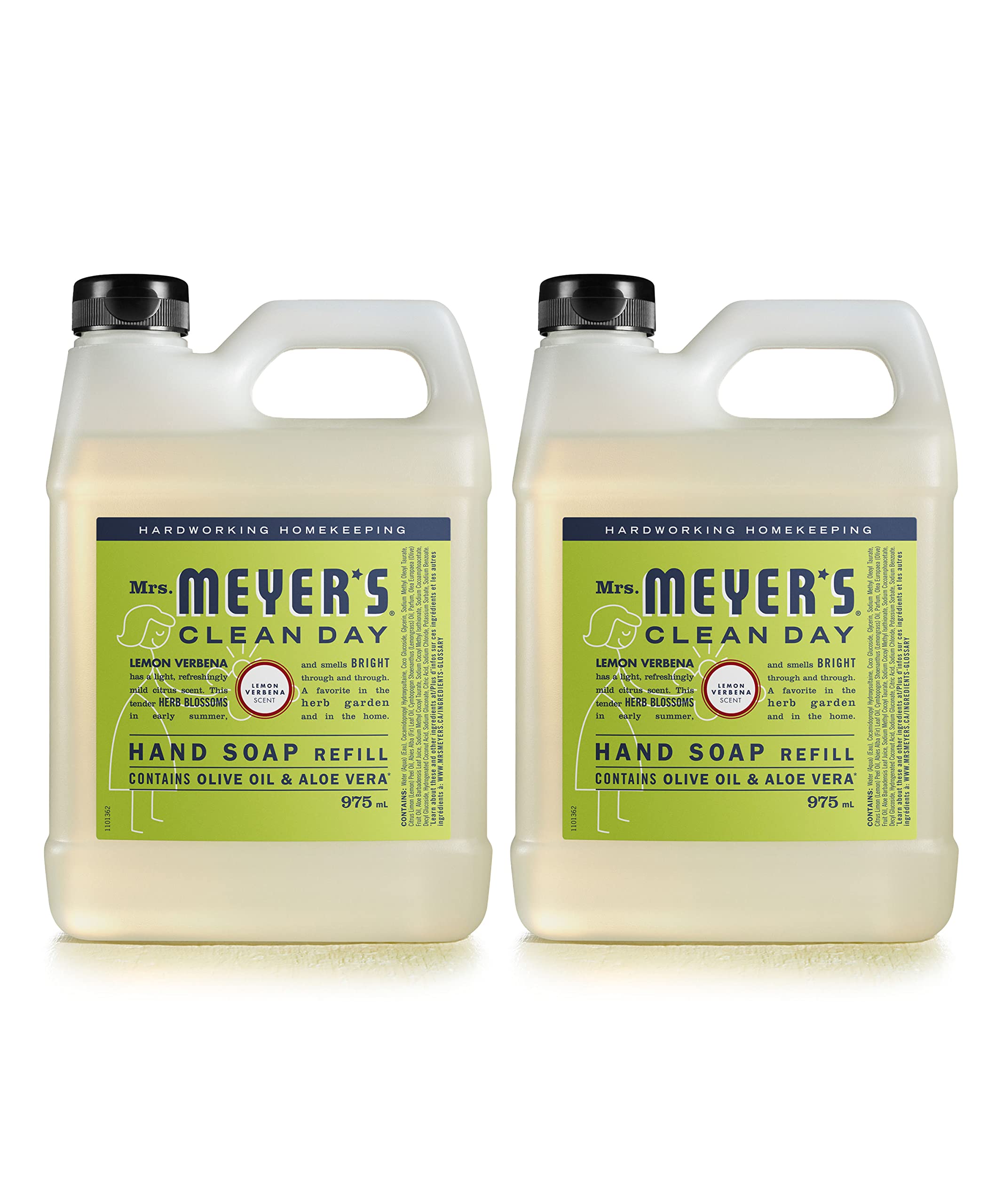 MRS. MEYER'S CLEAN DAY Hand Soap Refill, Made with