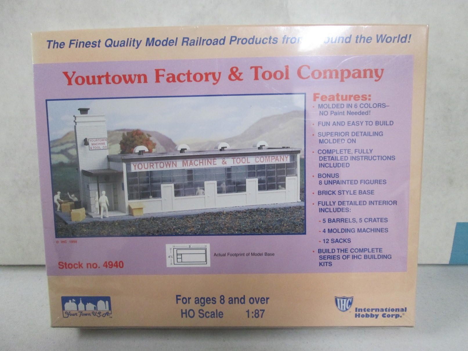 International Hobby Corp. Yourtown Factory & Tool Company Ho Scale Model Kit