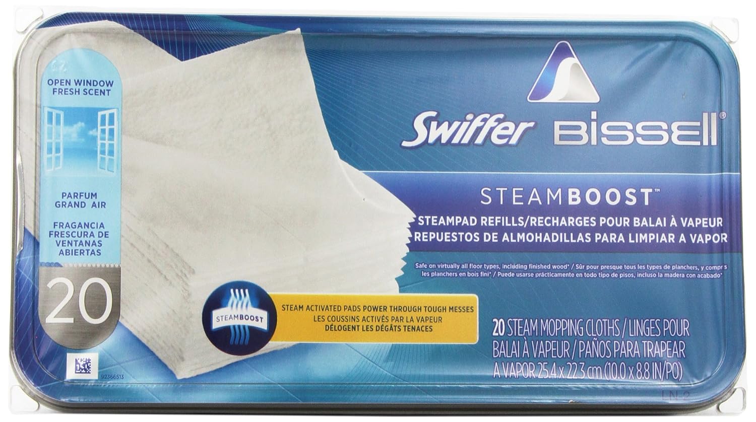 Kit Vadrouille Vapeur Swiffer SteamBoost + Bissell - Modèle 85823 - Neuf