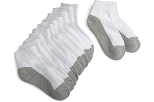Jefferies Socks Girls 7-16 Sport Quarter Half Cushion 6 Pair Pack Socks