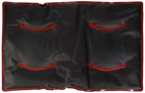 WENKO 71169500 Moor-Kissen - Wärmekissen, Kunststoff, 48 x 2 x 30 cm, Rot