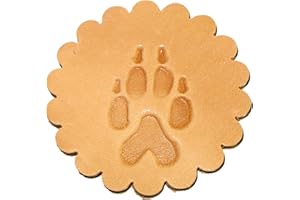 ZELIKOVITZ Wolf Track 2-D Leathercraft Stamp 88286-00