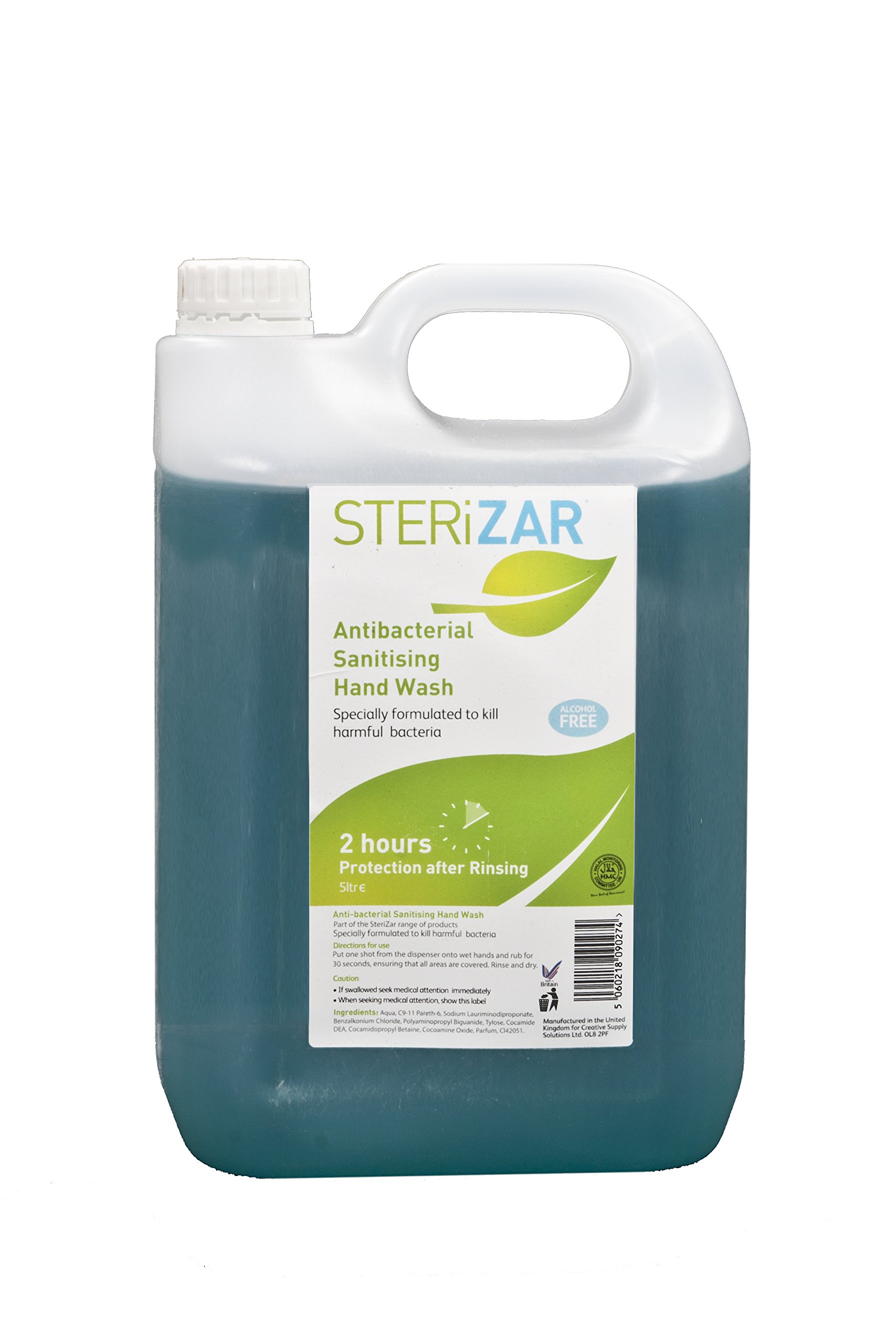 Sterizar Alcohol Free Hand Wash (5 Liter)