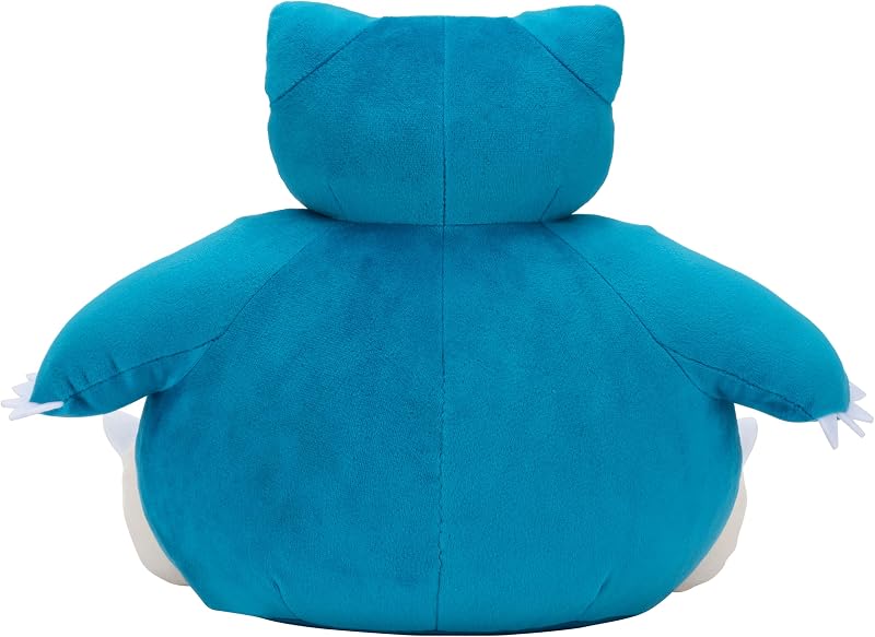 Pokemon Peluche Ronflex - Peluche Suave de 30 cm con Detalles auténticos