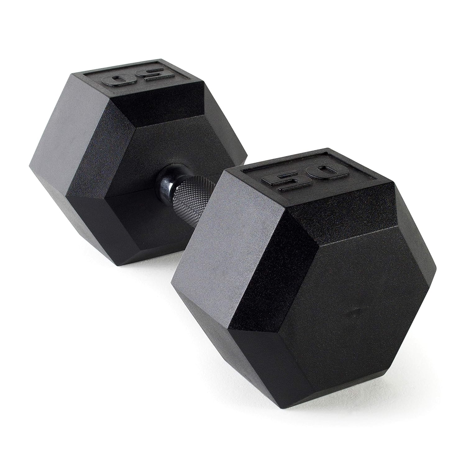 Cap Barbell Fitness Urethane Covered Dumbbell (Black), Dumbbells