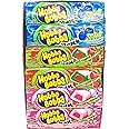 Hubba Bubba 18 Pack Bubble Gum Variety Pack Original, Strawberry Watermelon, Sour Blue Raspberry- 3 delicious flavors