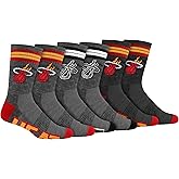 Ultra Game Boys NBA Official Athletic Cushioned Team Crew Socks - 3 Pack
