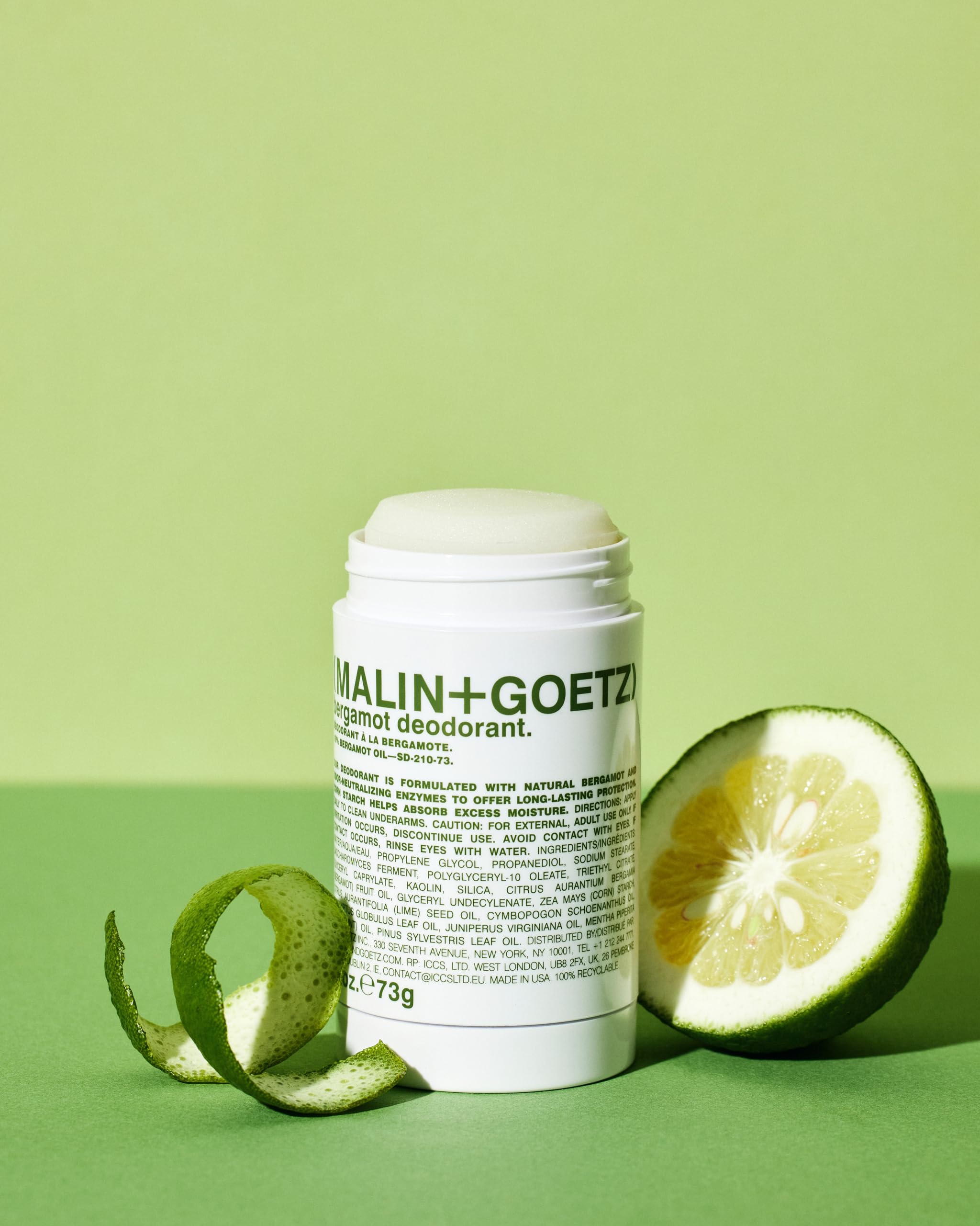 Malin + Goetz Deodorant - Men & Women's Stick Deodorant, Scented Deodorant for All Skin Types, Natural Fragrance & Color, Aluminum Free Natural Deodorant