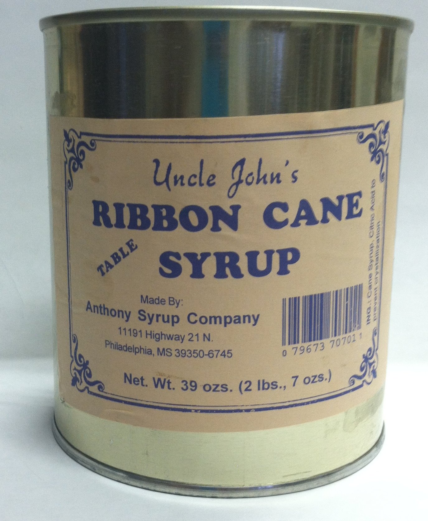 Uncle Johns Ribbon Cane Syrup 32 Fl Oz Glass Jar Sugar