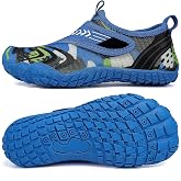 UBFEN Kids Water Shoes for Boys Girls Quick-Dry Swim Aqua Socks | Lightweight, Barefoot-style, Perfect for Water parks, Beach, Pool, Kayak, Creek Hiking, Camping, Toddler, Little Kid, Big Kid