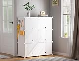 HOMIDEC 20-Pair 5-Tier Shoe Rack Storage Cabinet White 84x31.5x94.5cm view 6