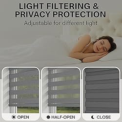 ShadesU Cordless Zebra Blinds for Indoor Windows