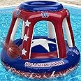 47" Swimming Pool Basketball Hoop Set - [2024] Thicker Inflatable Water Basketball Hoop with Ball, Fun Pool Games &Toys for Kids, Teens, Adults and Family