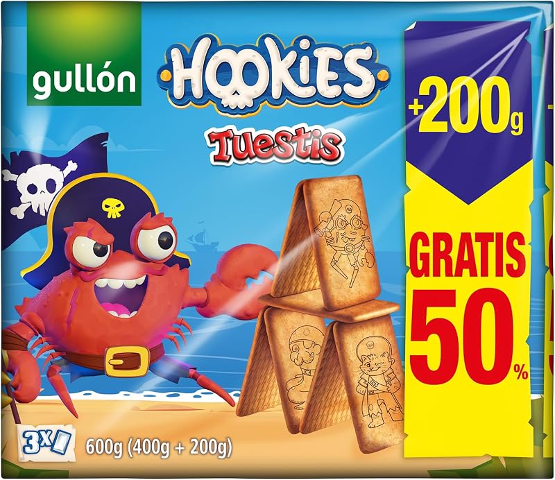 Galletas Gullón Hookies Tuestis 600g