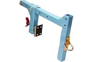 FallTech 7460A Multi-Purpose Parapet Anchor for Temporary Fall Arrest Anchorage fits Parapet Walls 1/2" to 15" Thick, No Fast