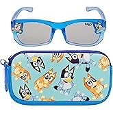 ARKAID Bluey Kids Sunglasses with Soft Case | Official Bluey and Bingo 2 Pc. Set | UV 400 | One Size Fits Most Kids