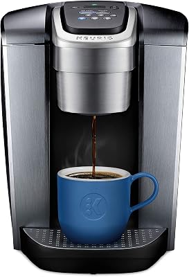 Keurig K-Elite Single-Serve K-Cup Pod Coffee Maker. Brushed Silver