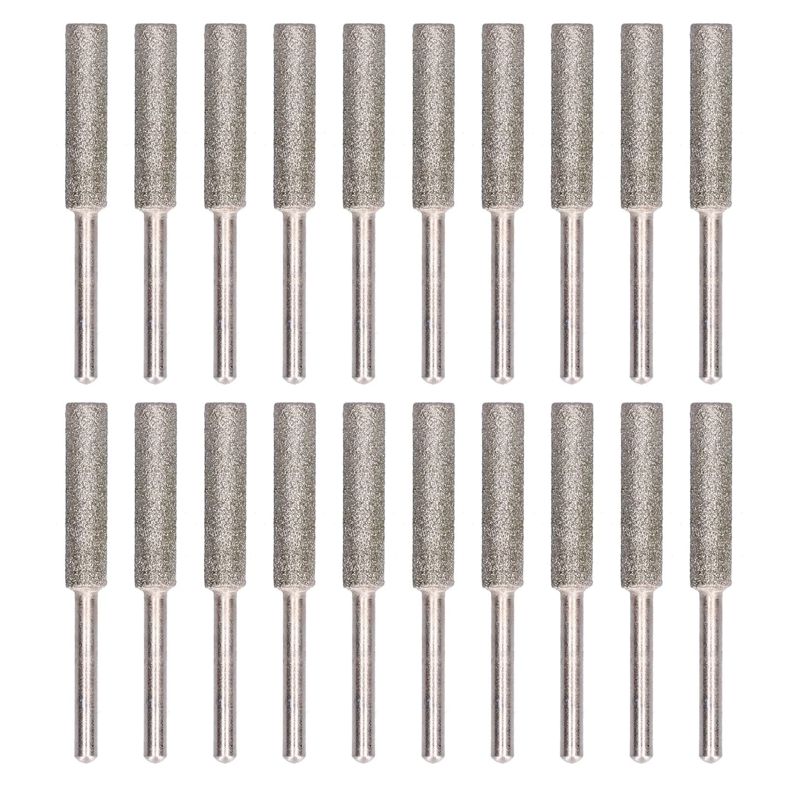 20Pcs Diamond Chainsaw Sharpener, Chainsaw Sharpener Chainsaw Sharpener Chainsaw Sharpener Whetstone for Chainsaws for Sharpening and Grinding (5.5mm)