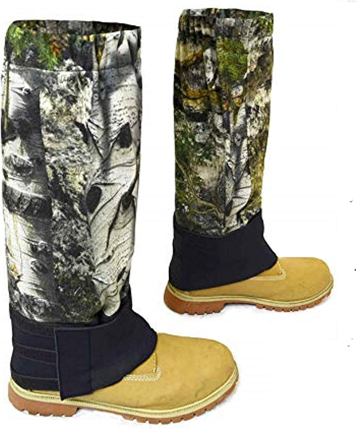 Rivers West Unisex Waterproof UltraQuiet Fleece Camouflage Hunting Boot Gaiters, Mossy Oak